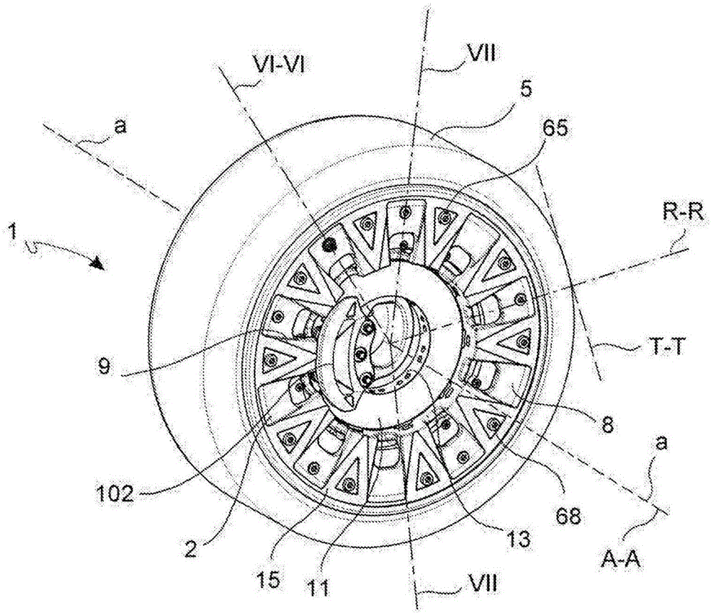 Wheel assembly with motor and vehicle braking device