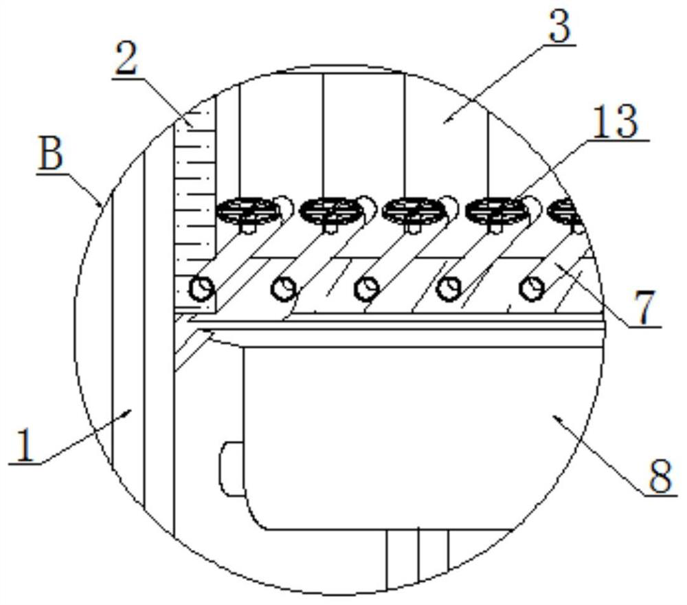 Plate-and-frame filter press for sludge dewatering