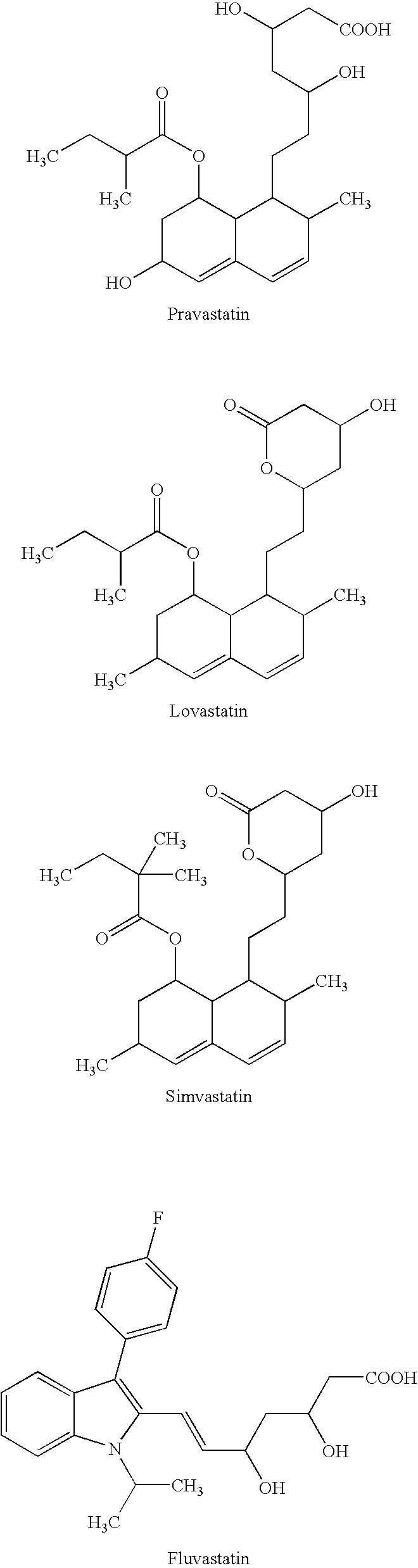 Medicinal composition containing an HMG-CoA reductase inhibitor