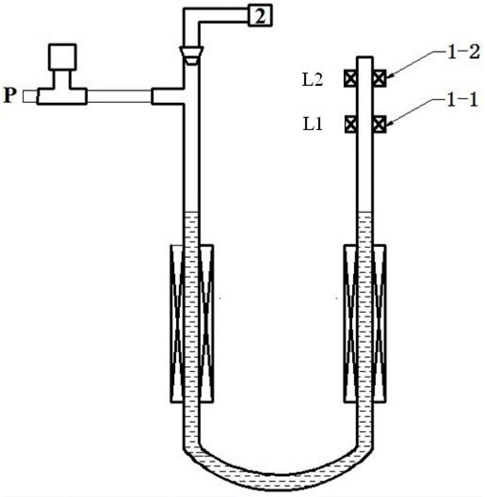 Anti-overflow device of magnetic liquid micro differential pressure transducer