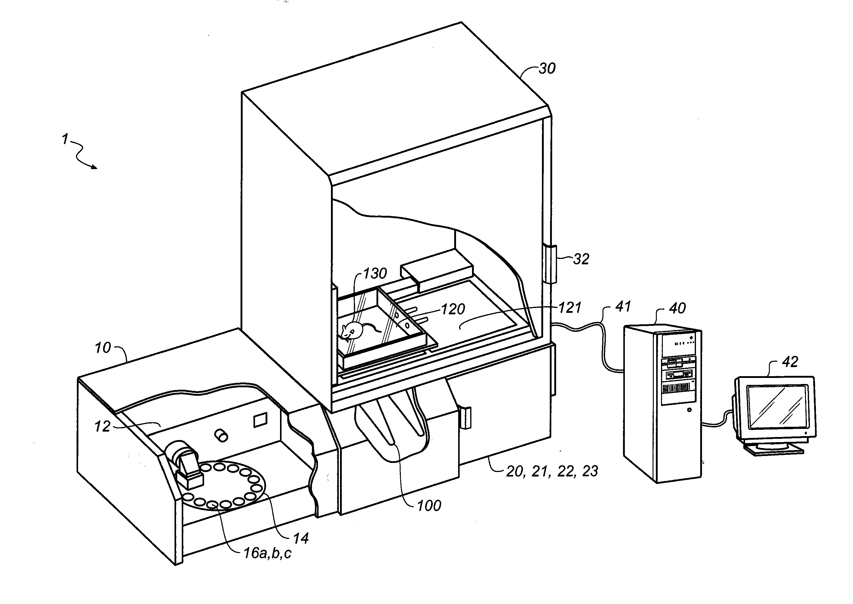Apparatus and method for fluorescence imaging and tomography using spatially structured illumination