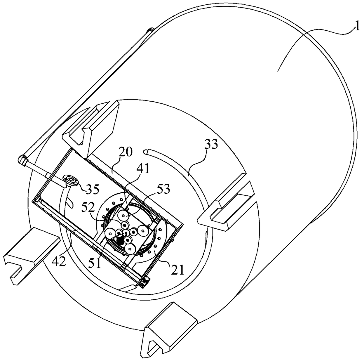 Full-automatic pickling tank