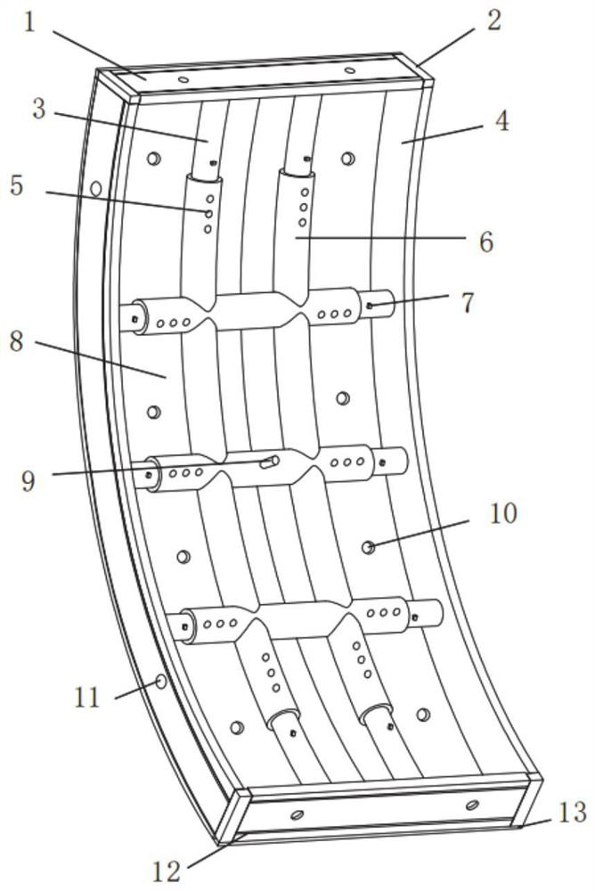 A telescopic steel pipe piece and its installation method for the construction of tunnel communication passages