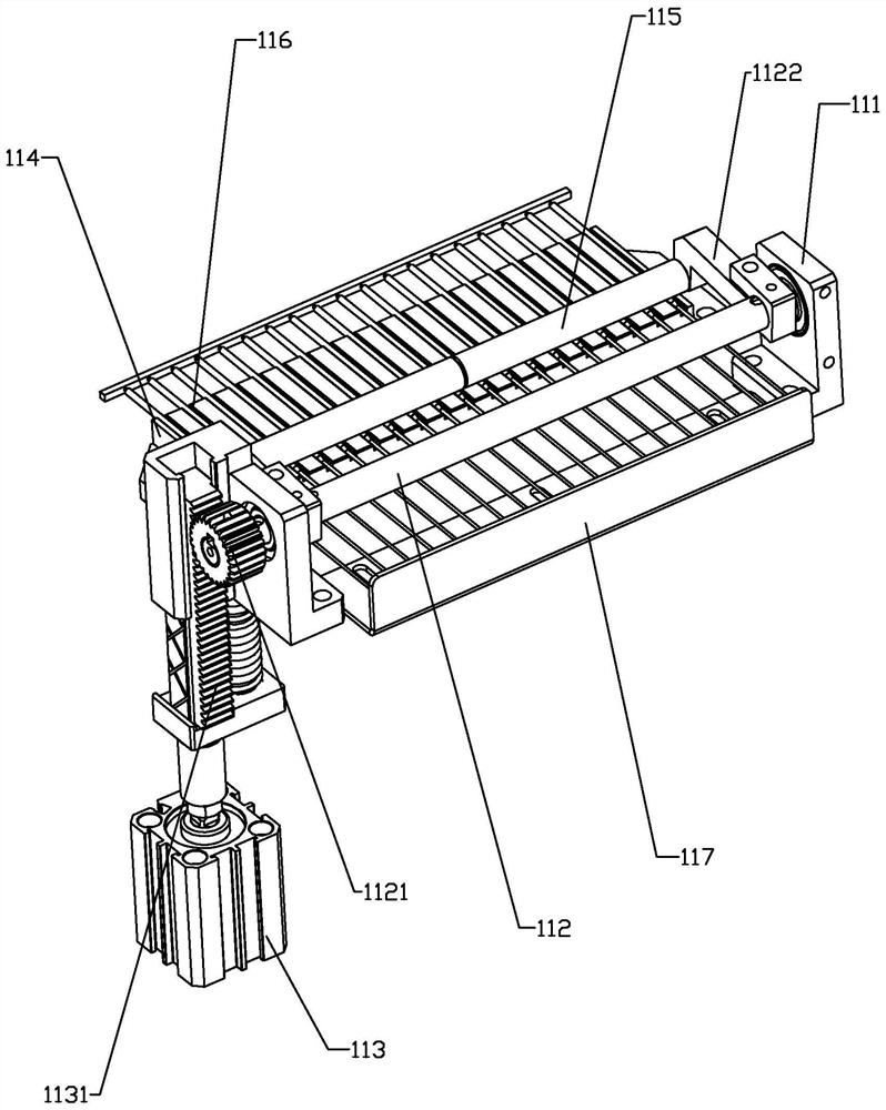 An automatic separation device for thin rods and plates