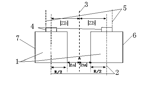 Calibration method for clearance between rolls of hot-rolling vertical rolls