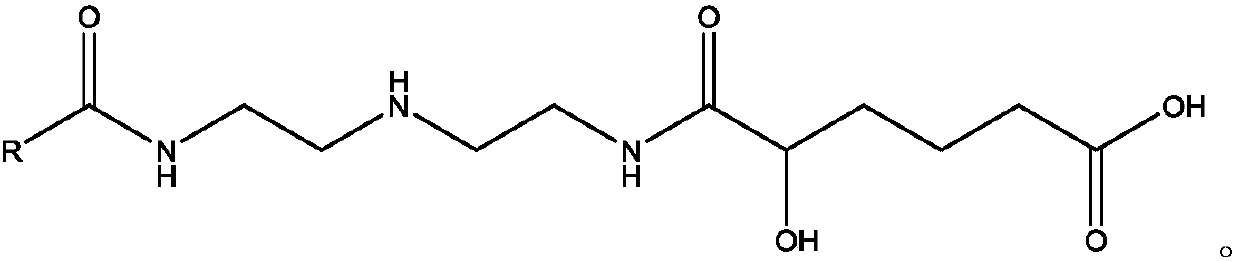 Hydrophilic soft finishing agent applied to polyester-cotton fabric material