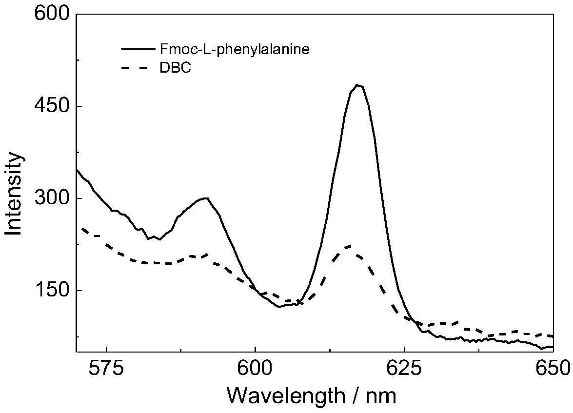 Rare earth supermolecular gel fluorescent material and preparation method thereof