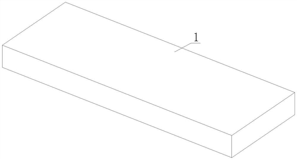 Solid wood floor capable of preventing corners from tilting and production process thereof