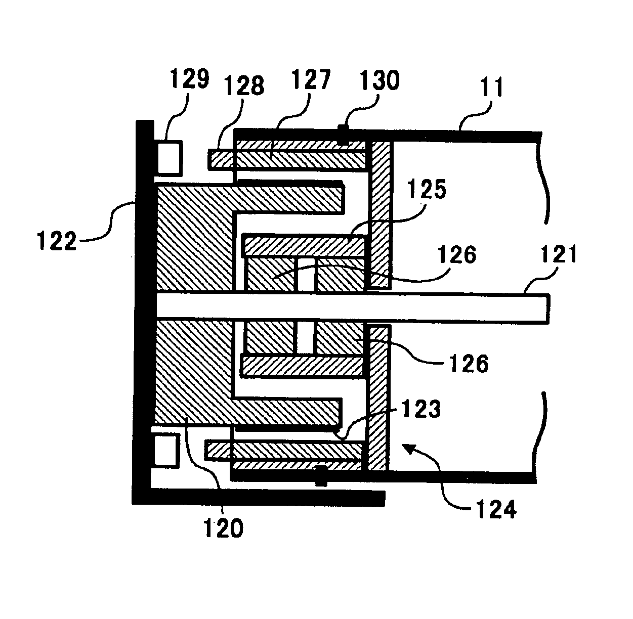 Image forming apparatus with reduced variation of rotation speed of image carrier