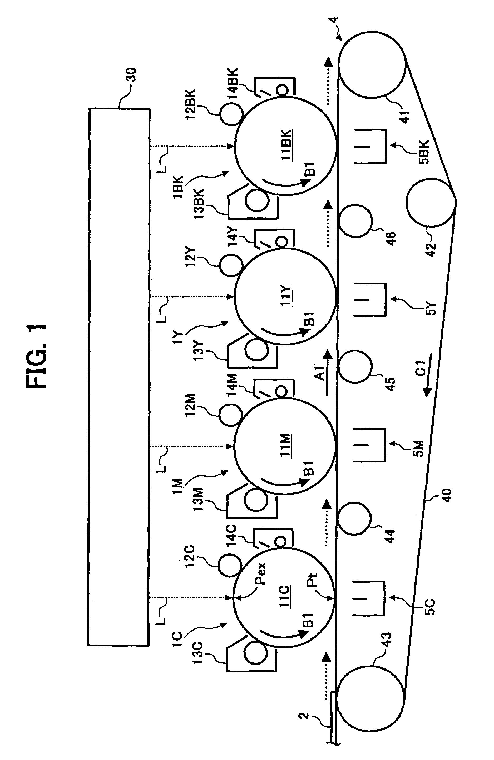Image forming apparatus with reduced variation of rotation speed of image carrier