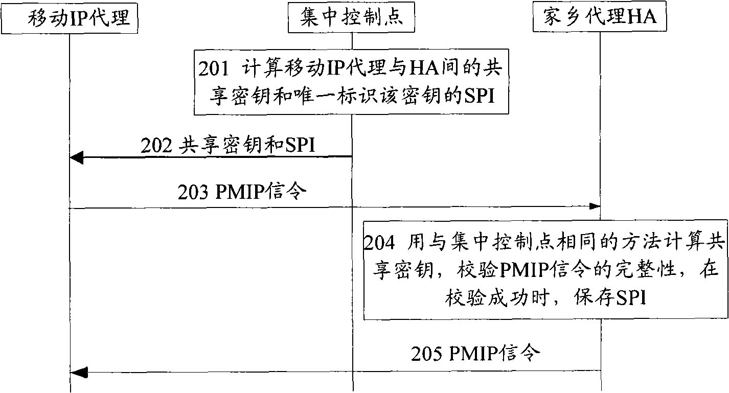 Method, system and apparatus for protecting proxy mobile internet protocol signalling