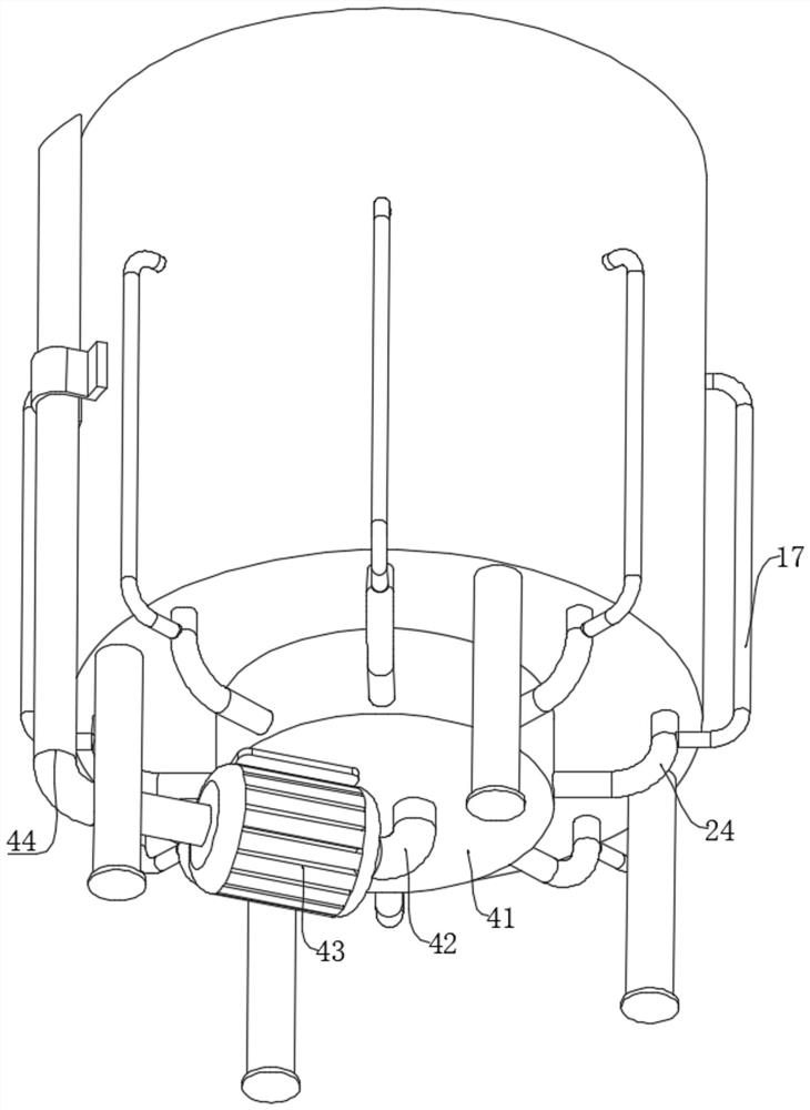 A petrochemical oil-water separation device