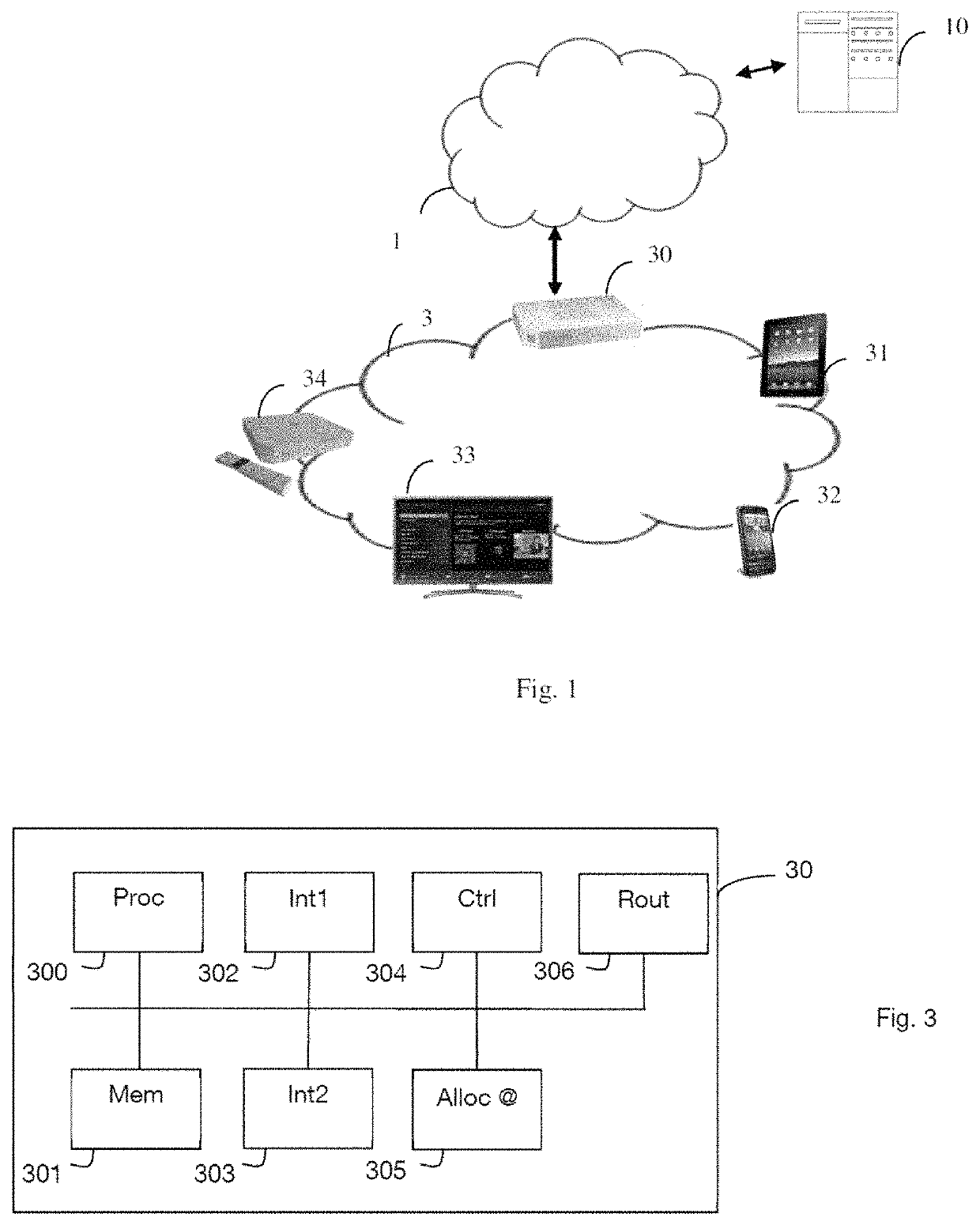 Technique for managing an address in a local area network