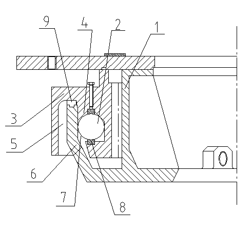 Shaped turntable bearing for sewage treatment