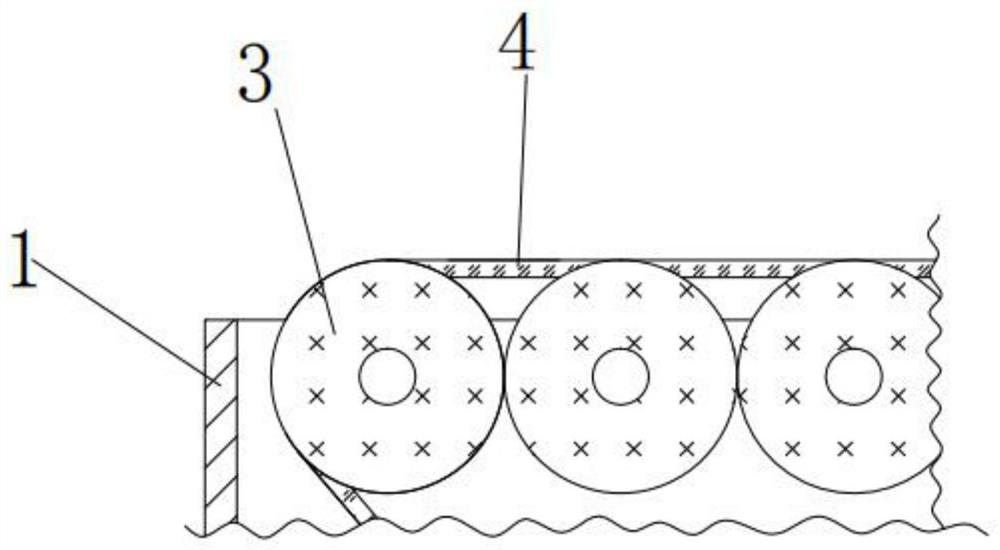 Intermittent conveying device provided with brake mechanism and used for mask production line