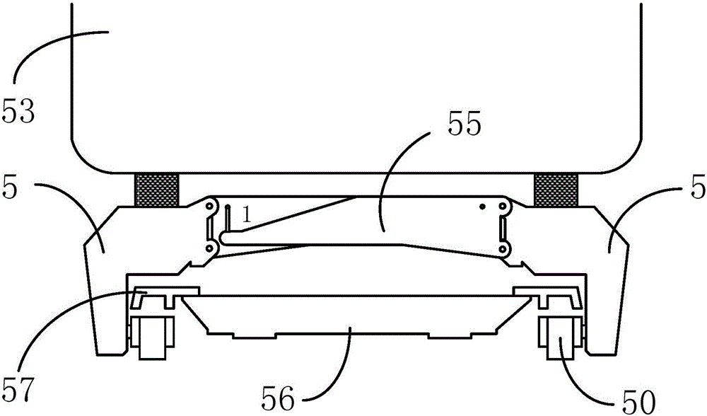 Suspension control method and device for ems type low-speed suspension train