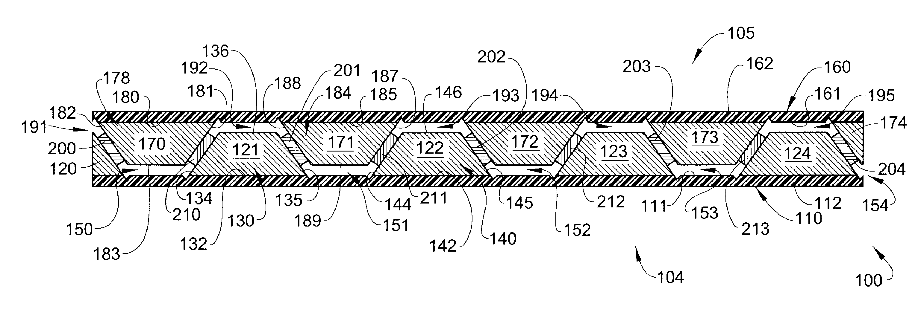 Thermoelectric device architecture