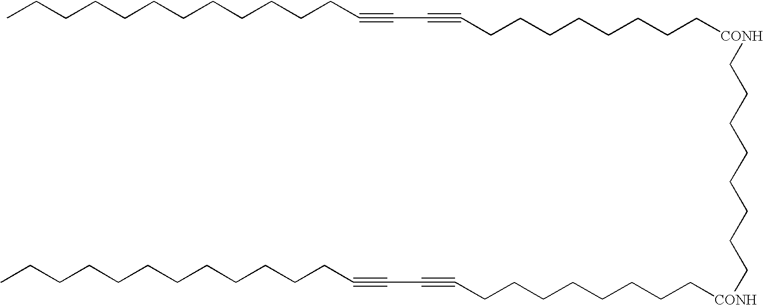 Thermoplastic material comprising polychromic substances