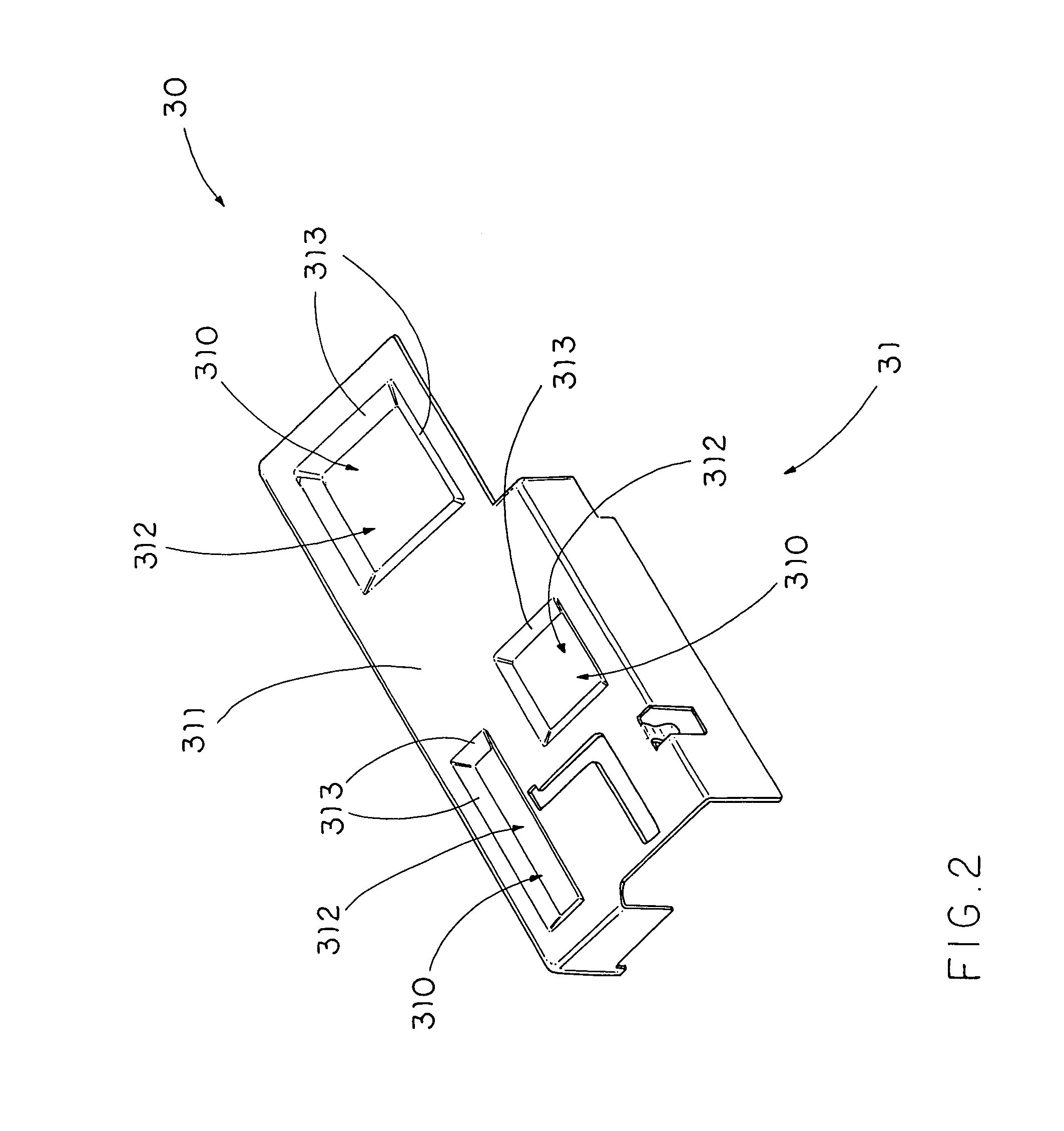 Power adapter with heat sink device