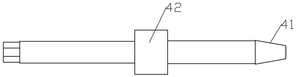 Processing device applied to rivet connection of shock absorber