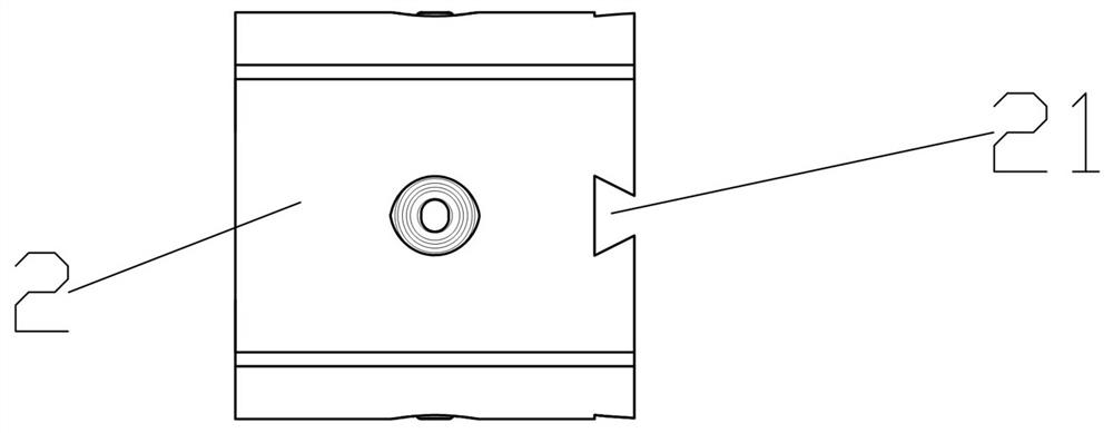 Processing device applied to rivet connection of shock absorber