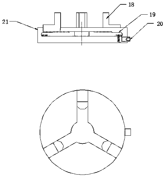 Automatic cleaning device for inner wall of closed container