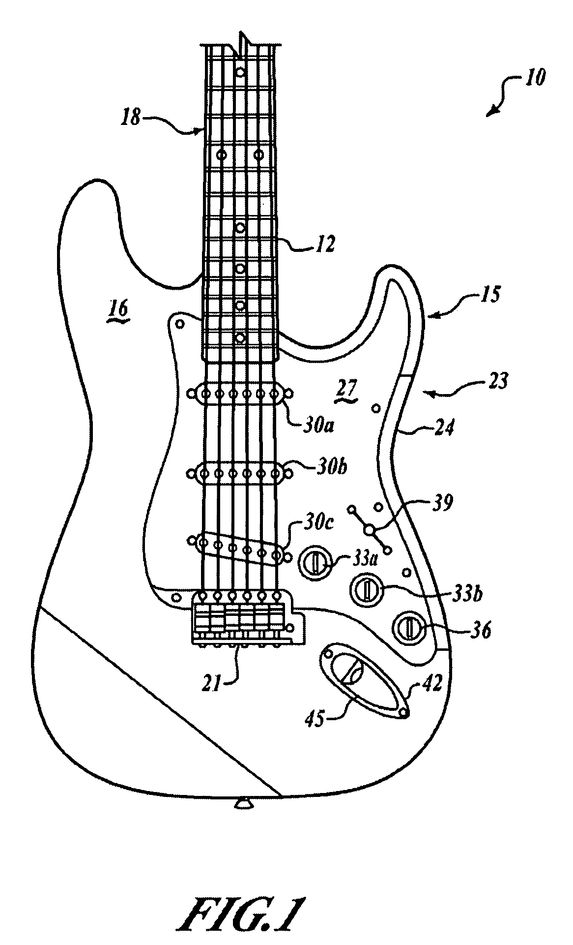 Docking system for pickups on electric guitars