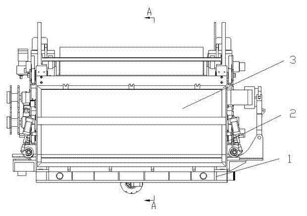 Single-face machine with paste coating system