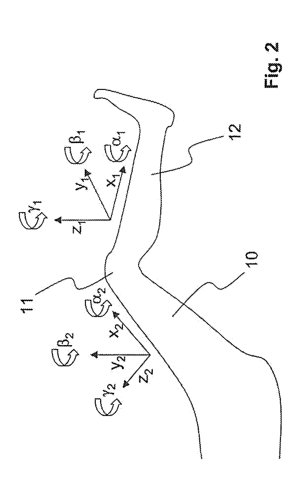 Device for determining the stability of a knee joint