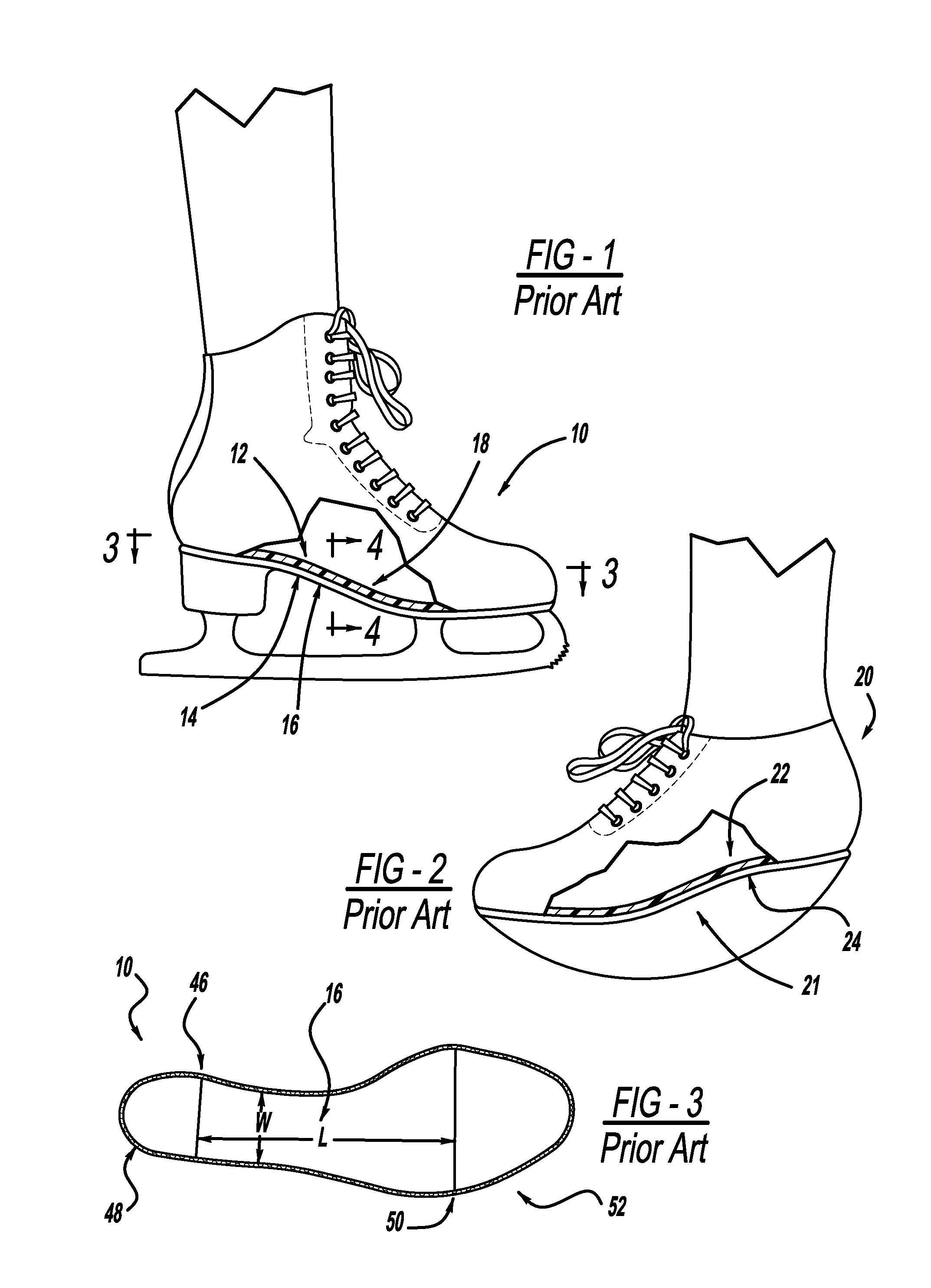 Insert for rockered foot bed of footwear