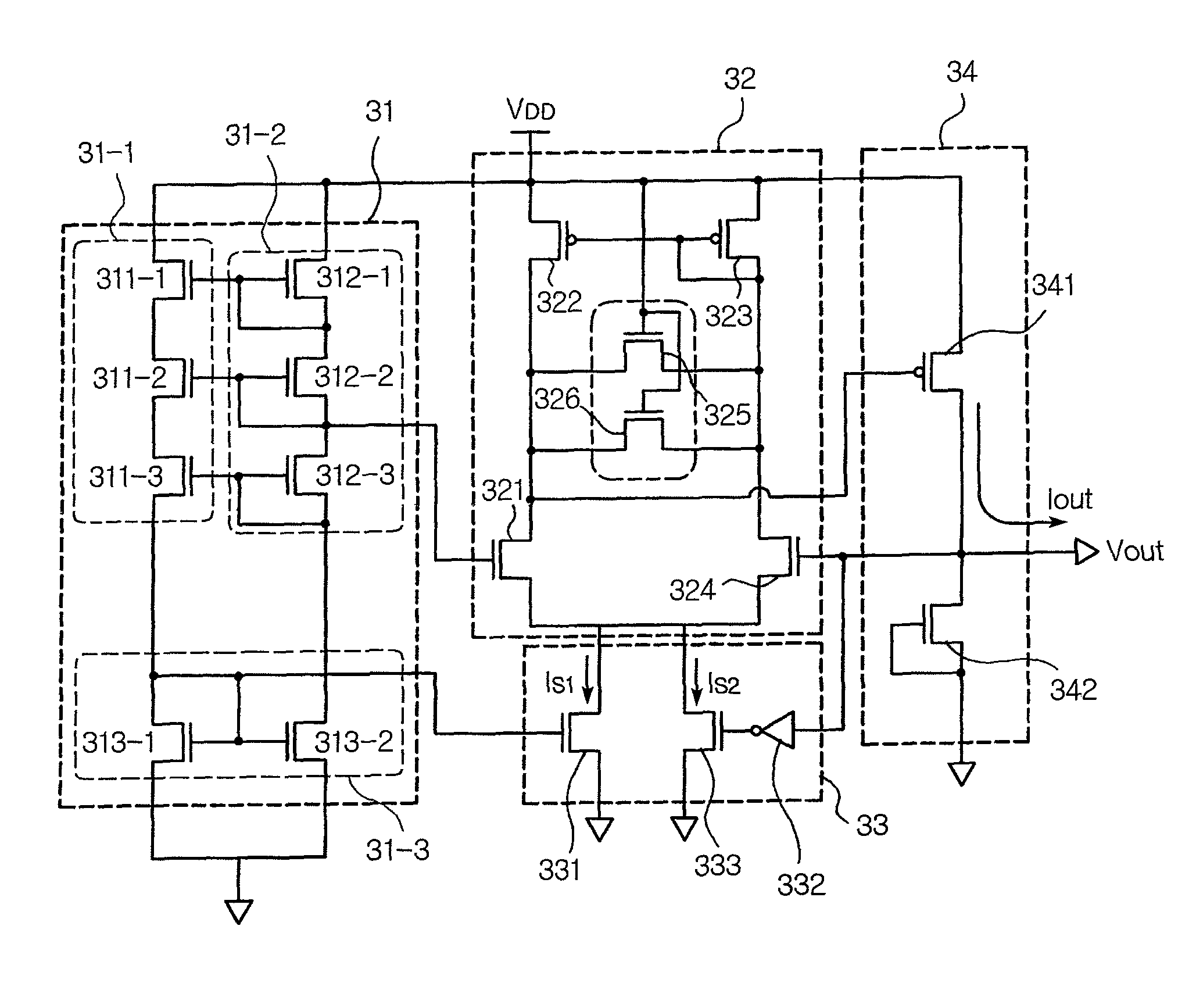 Voltage regulating apparatus having a reduced current consumption and settling time
