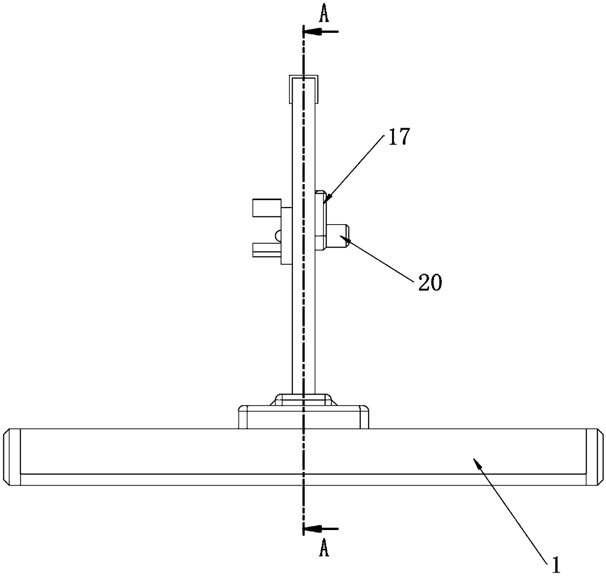 Robot arm flexibility detection device