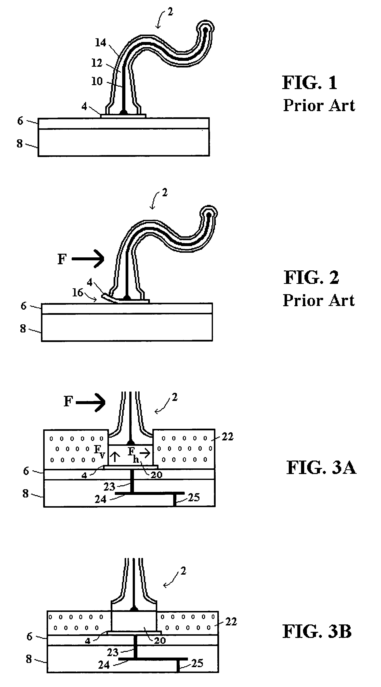 Method to build robust mechanical structures on substrate surfaces