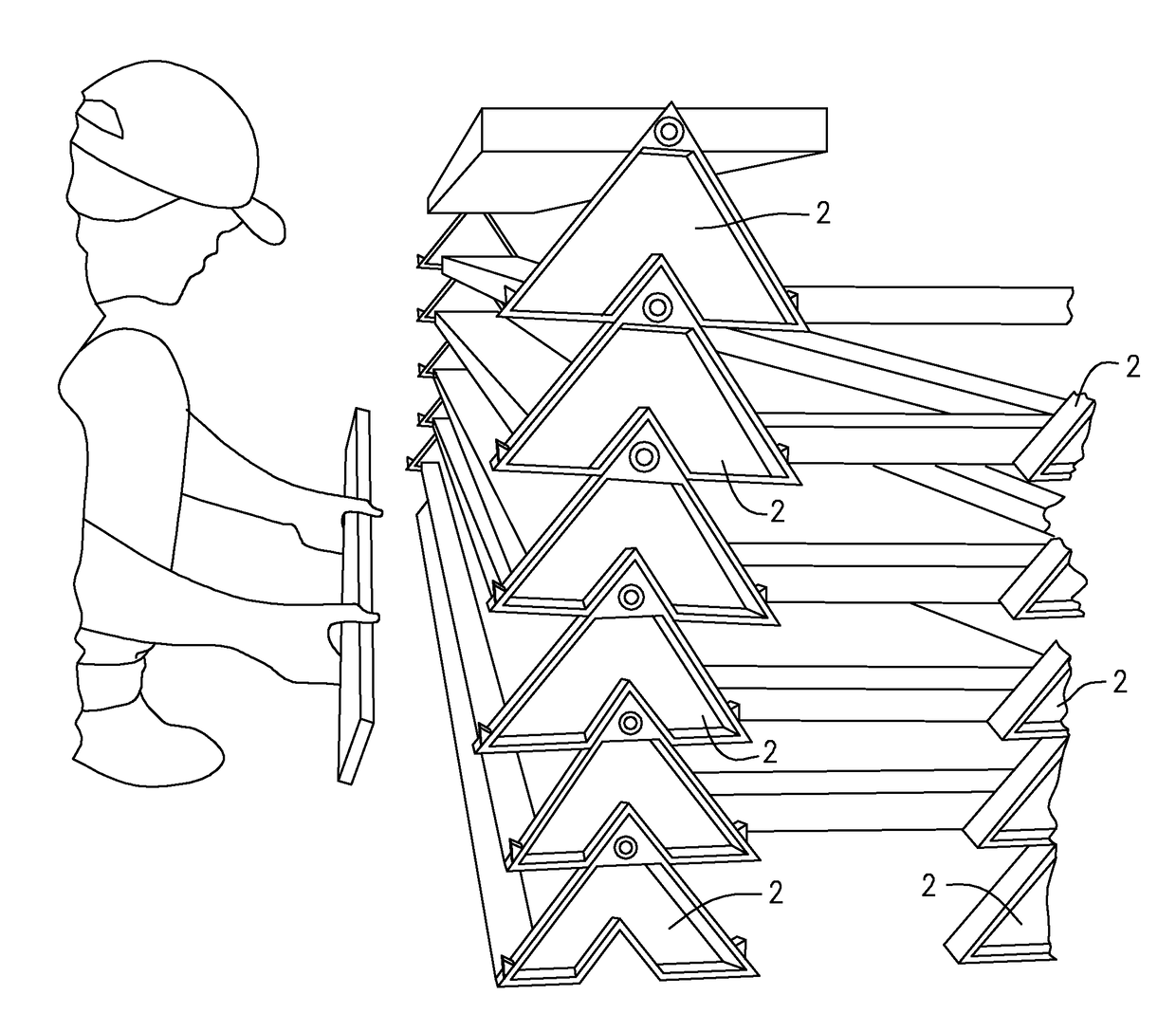 Rack component and rack system