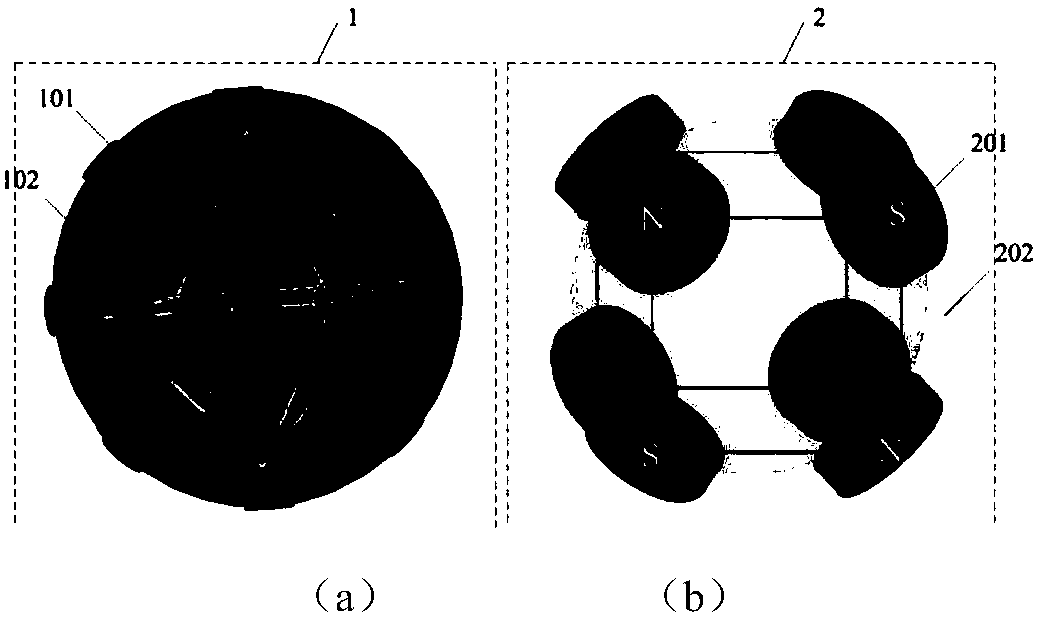 Motion control method for permanent magnet spherical motor quaternion feedback linearization