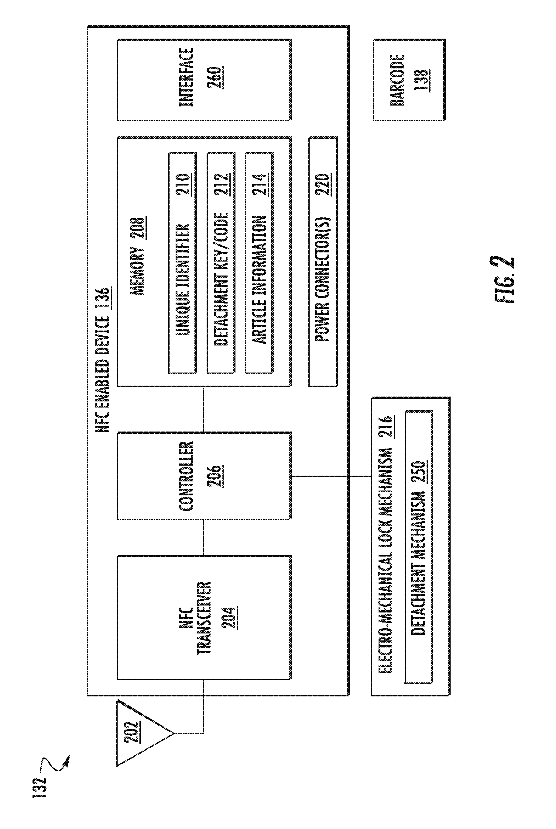 Self-detaching Anti-theft device with power removal station