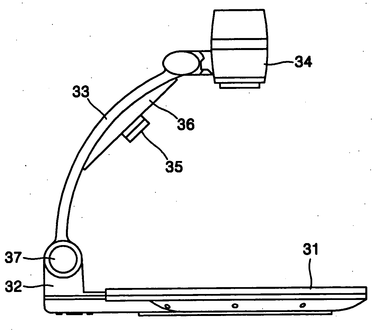 Illumination device for video presenter and video presenter having the same