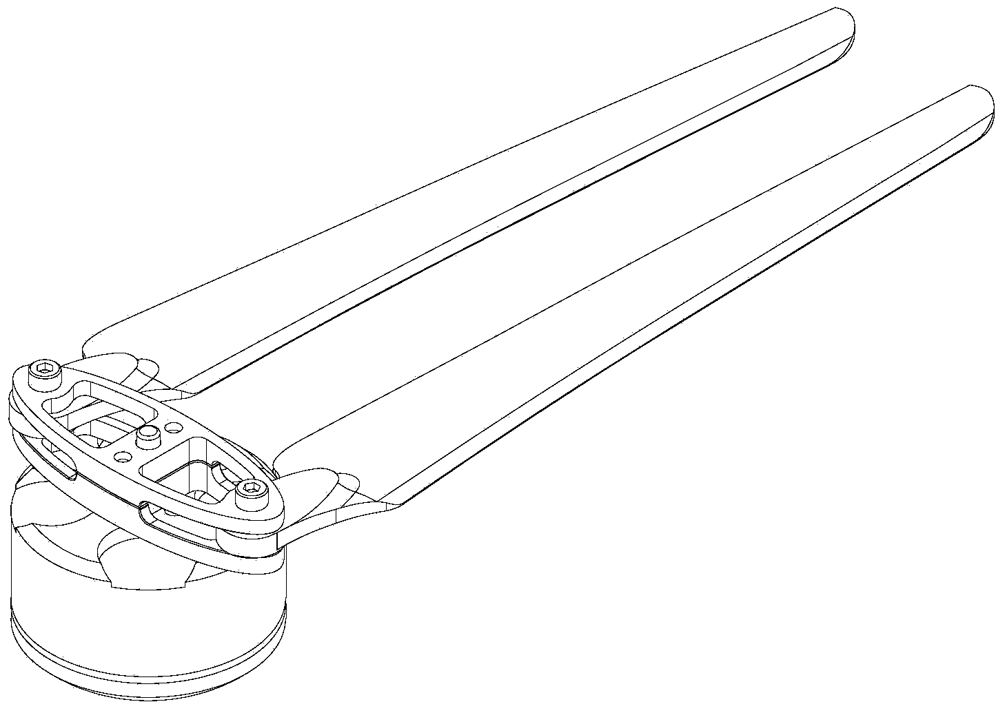 Foldable propeller
