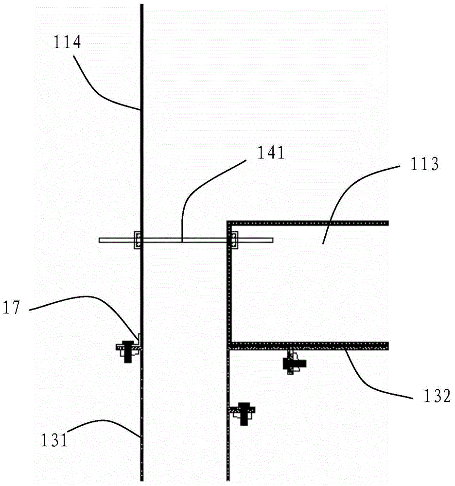 Pouring formwork structure for non-standard layer structure and construction method