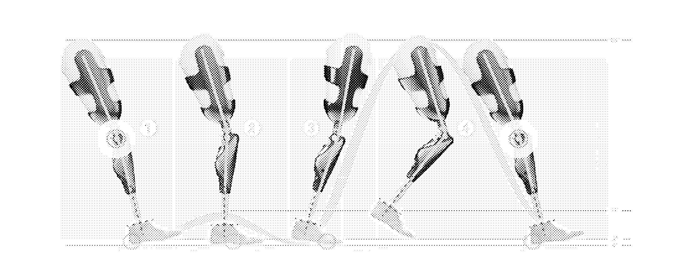 System and method for controlling joint angle of knee-joint type walking training robot