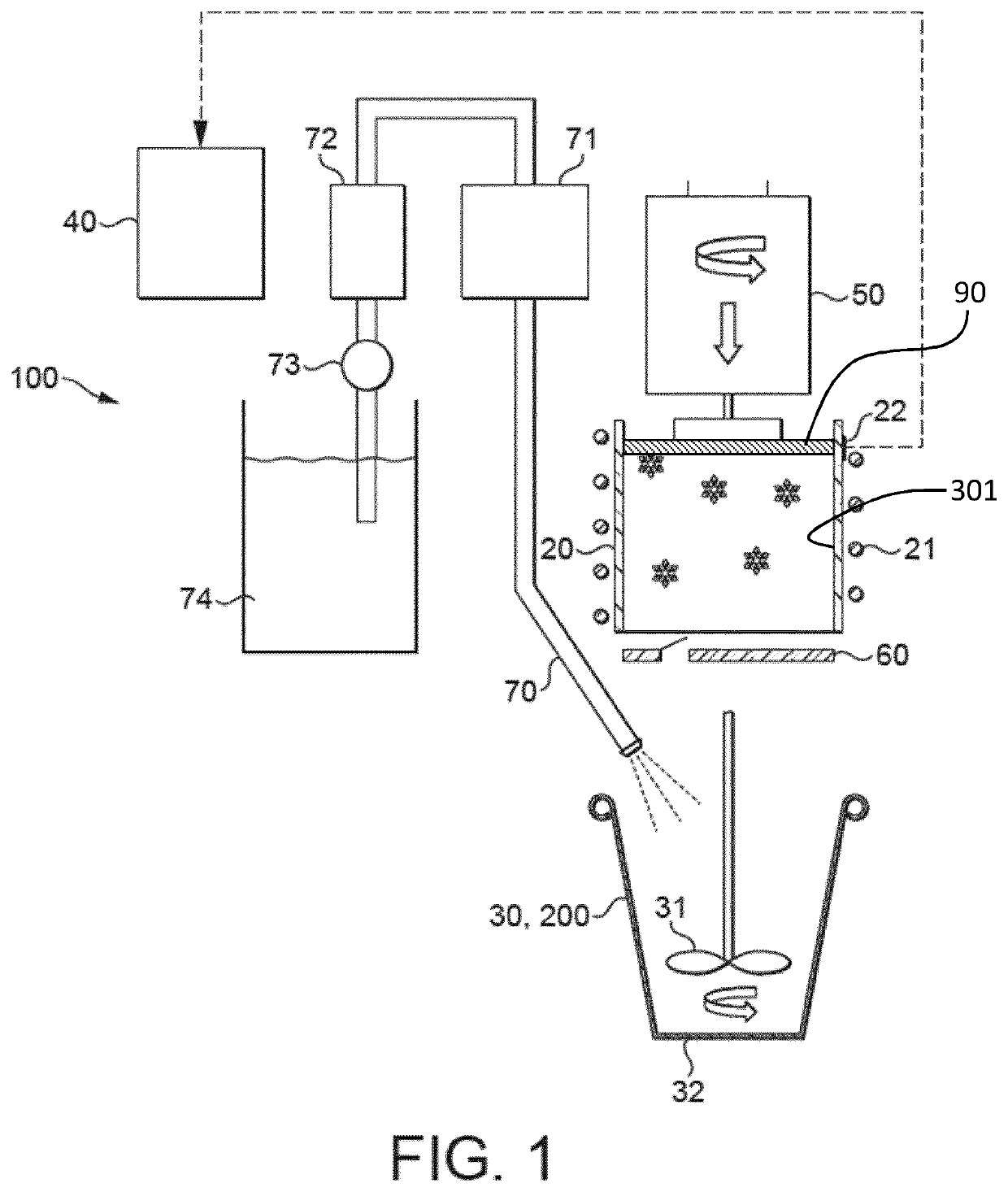 System for delivering frozen or chilled beverages