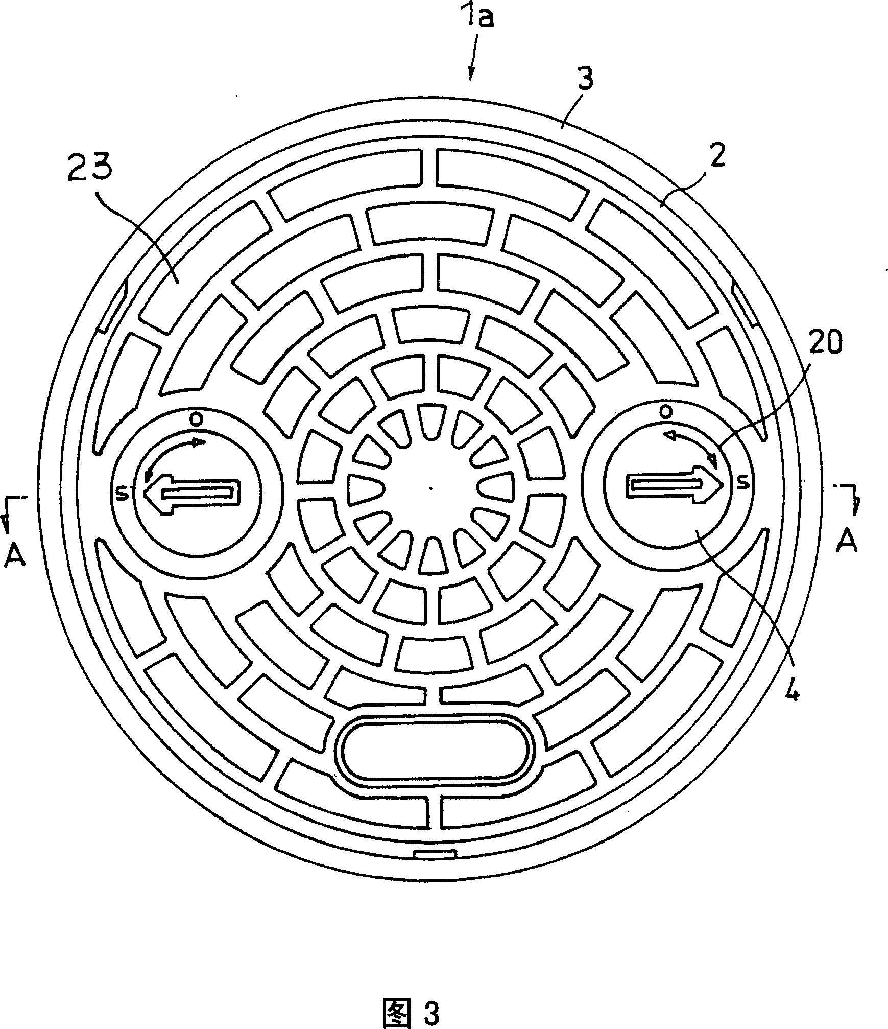 Pressure releasing type box and manhole cover