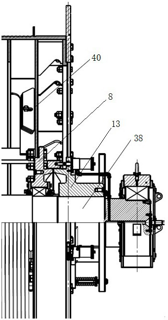 Multi-oil-cylinder rope adjusting clutch for single-rope winding type elevator