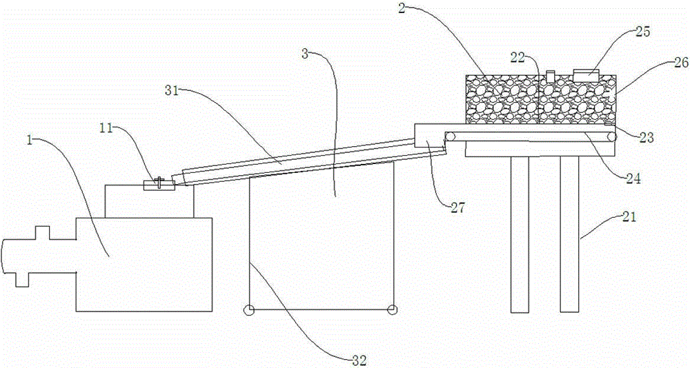 Convenient steam explosion device for blasting dried eucommia bark