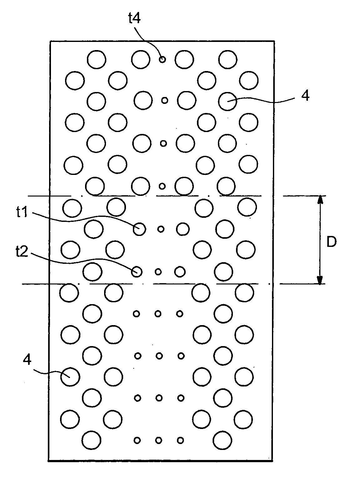 Photonic crystal structure for mode conversion