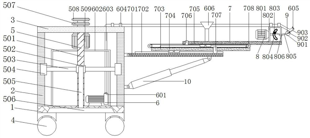 Omnibearing multi-angle agricultural spraying equipment