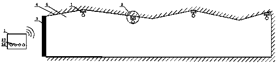 Roof-contacted filling monitoring system