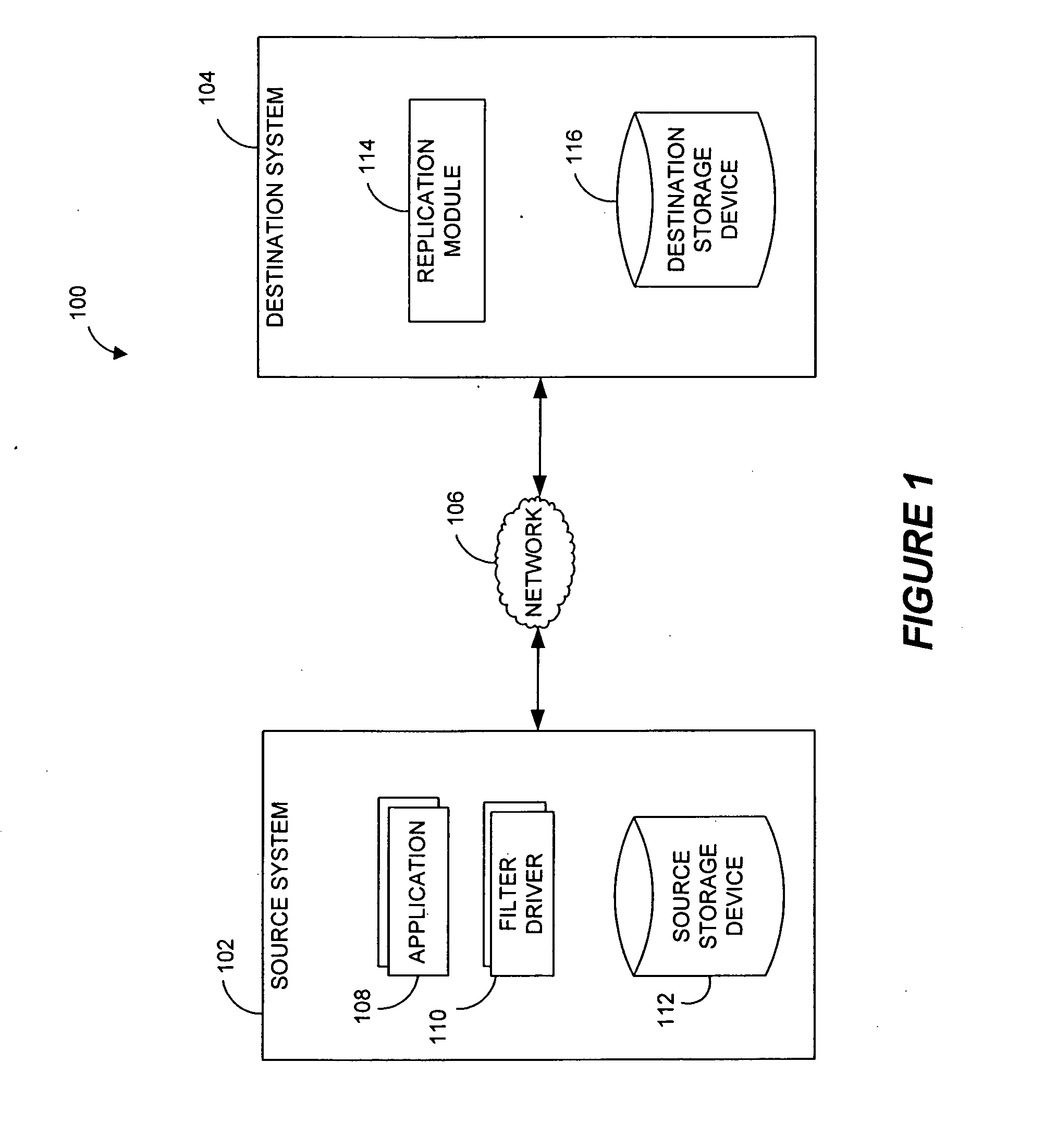 Rolling cache configuration for a data replication system