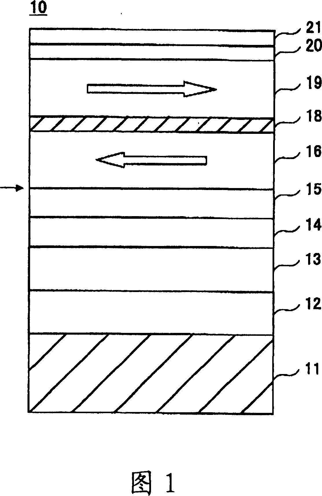 Magnetic recording medium , magnetic memory and method of producing magnetic recording medium