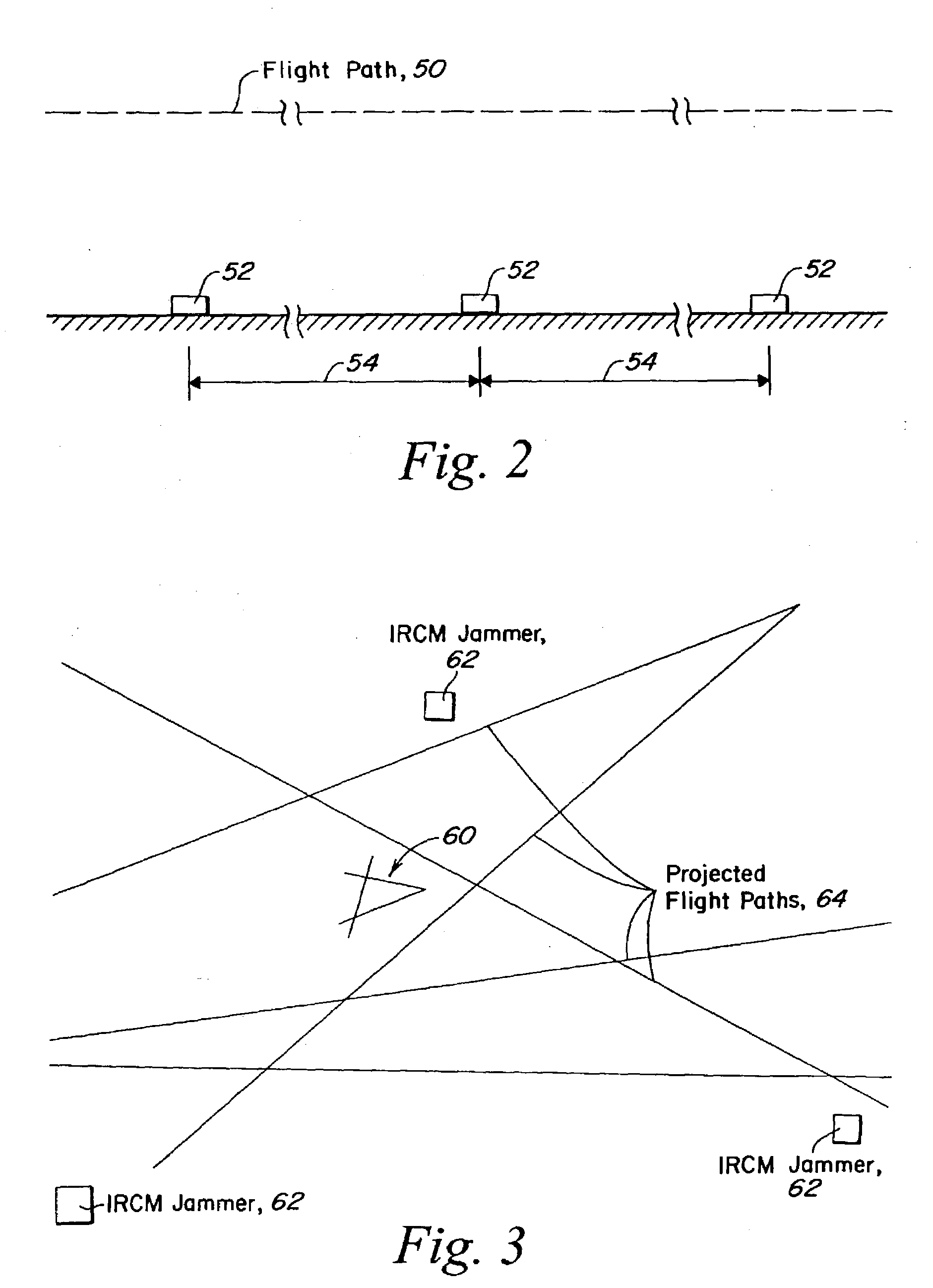 Back illumination method for counter measuring IR guided missiles